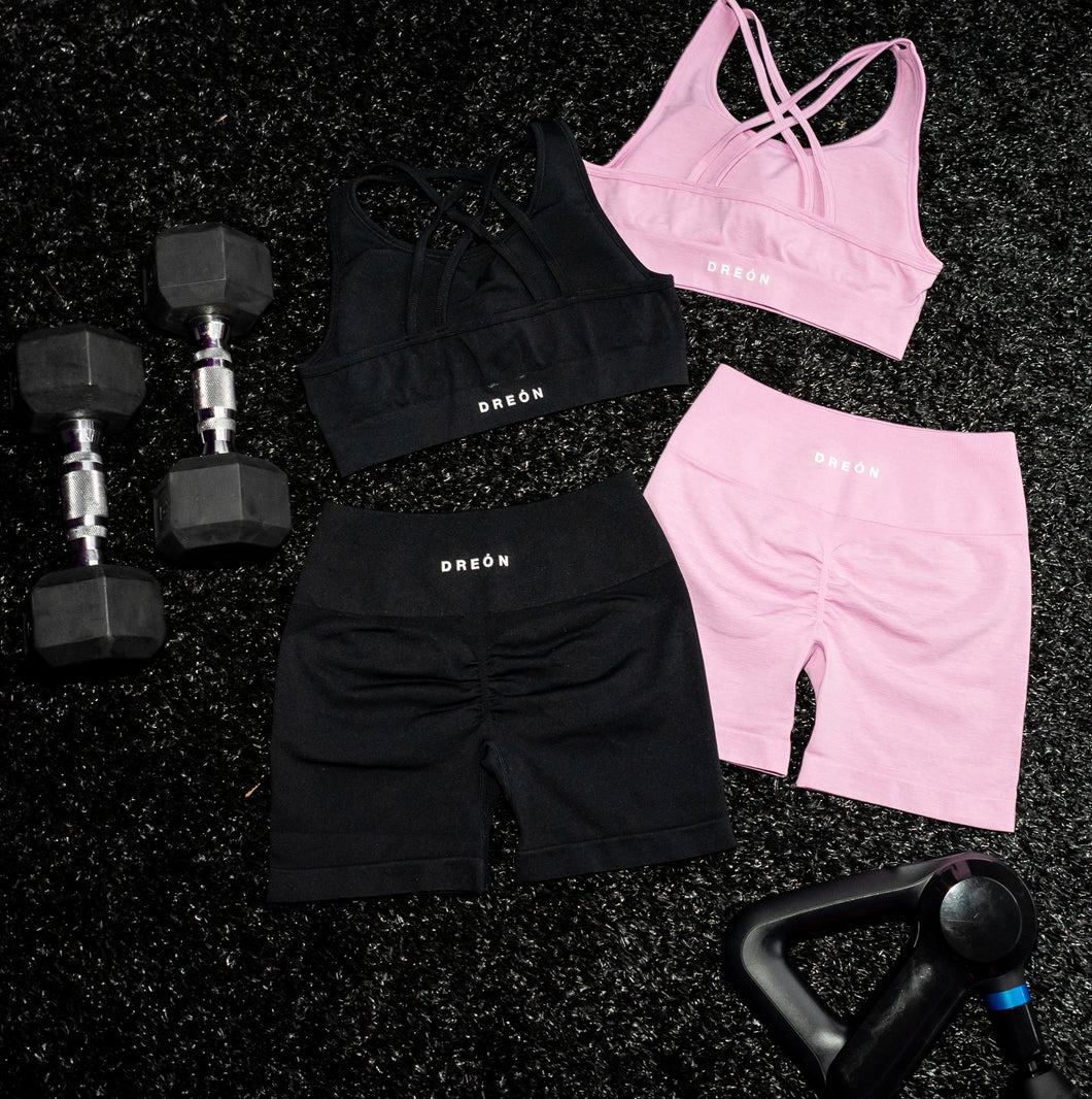 Baby Pink Gym Sports Bra